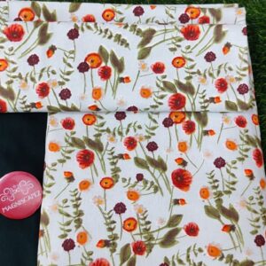 Queen size bedsheet.