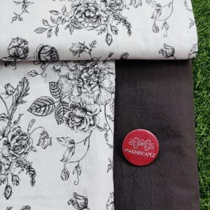 Queen size bedsheet.