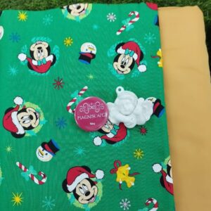 Mickey Mouse Print King size bedsheet