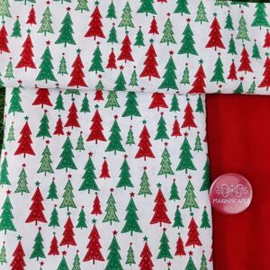 Christmas Theme Print Queen Size Bedsheet.