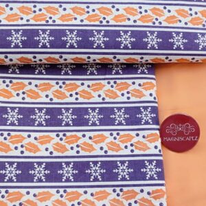 Christmas Print Queen Size Bedsheet.