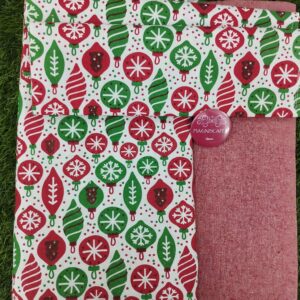 Christmas Theme Print Queen Size bedsheet.