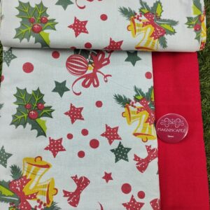 Christmas Print Queen Size bedsheet.