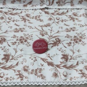 Queen size bedsheet with Lace.