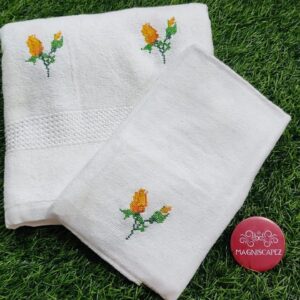 Bath Towel $ Wash  Side  Towel Set